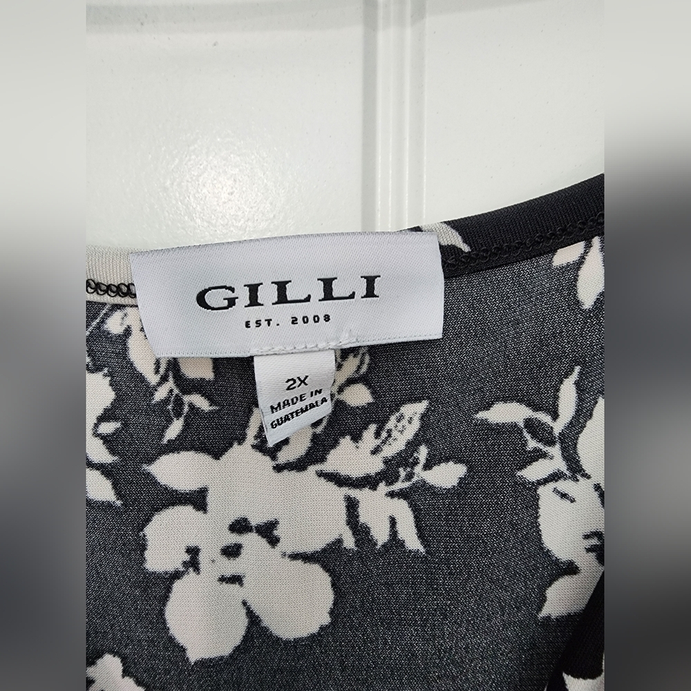 Gilli Echo Floral Jumpsuit, Size 2X - Picture 3 of 4
